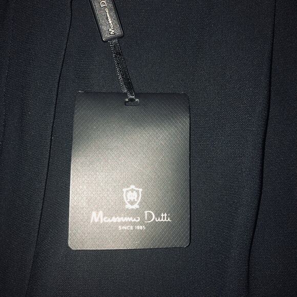 Massimo Dutti Black Trousers - Size 4 - Picture 11 of 12